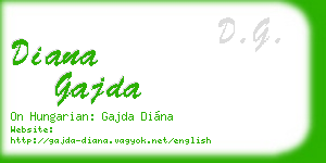 diana gajda business card